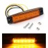 Lampa semnalizare laterala, 6 leduri, 12V, galbena