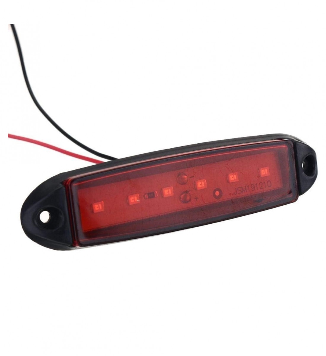 Lampa LED auto, lumina rosie, 24 V