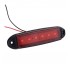 Lampa LED auto, lumina rosie, 24 V