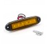 Lampa auto semnalizare, 6 leduri, 24 V, galbena