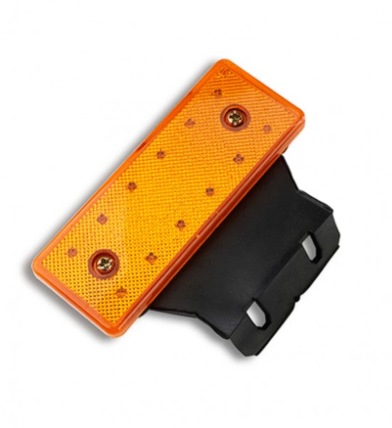 Lampa Led auto, 12 leduri, 24v, galbena, suport de prindere