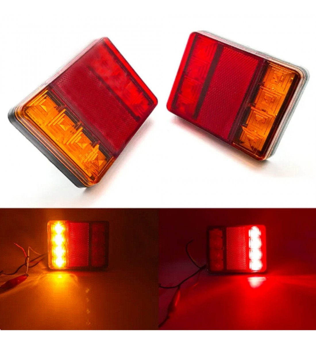 Set 2 lampi auto, 8 led, 24V Set 2 lampi auto, 8 led, 24V