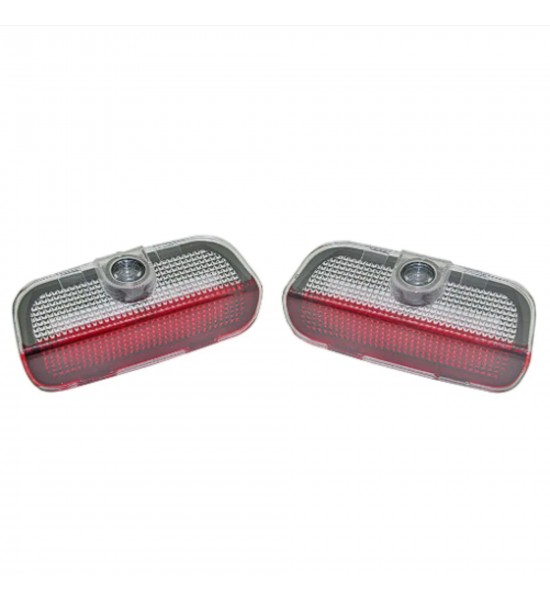 Set 2 lampi LED, portiera, logo 3D VW, model 1