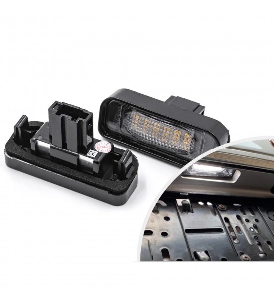 Set 2 lampi LED, numar inmatriculare, Mercedes Benz, W220 99-05, S320, S420, S430, W220, AMG