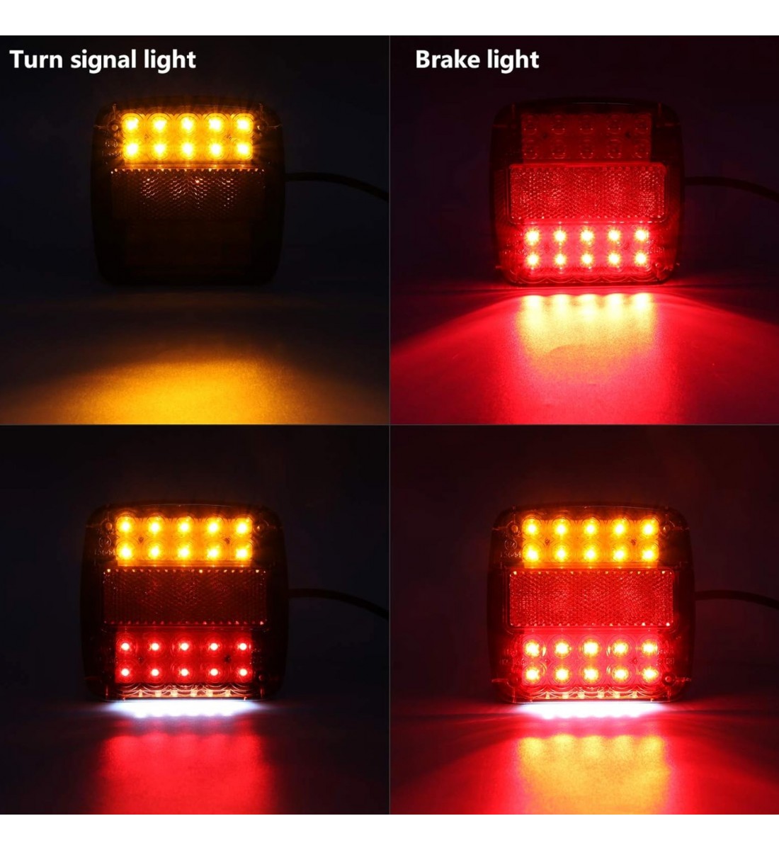 Set 2 lămpi auto, 20 led, multifunctionala, 24V