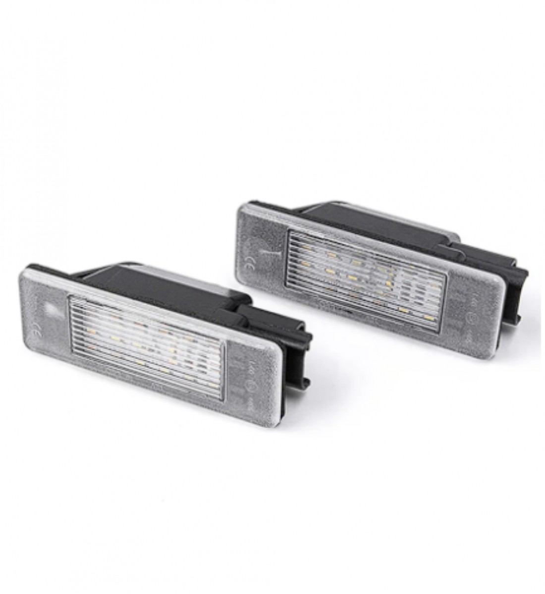 Set 2 lampi auto led, spate, numar inmatriculare, Citroen si Peugeot