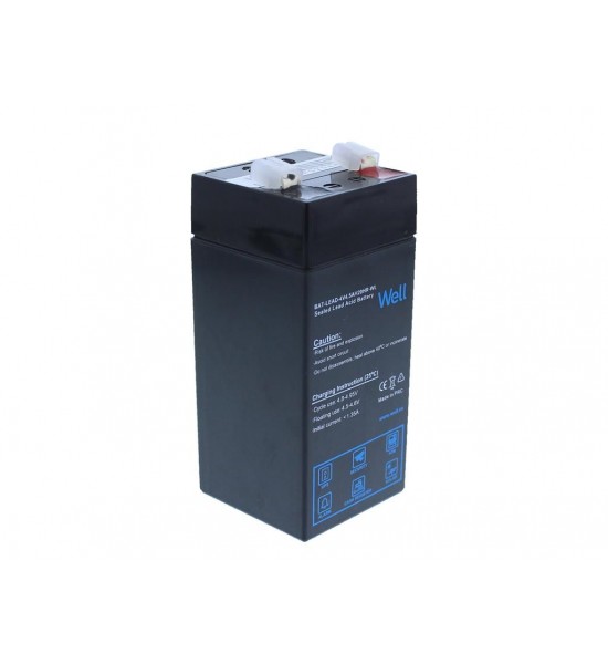 Acumulator plumb acid Well 4V 4.5AH, terminal T1