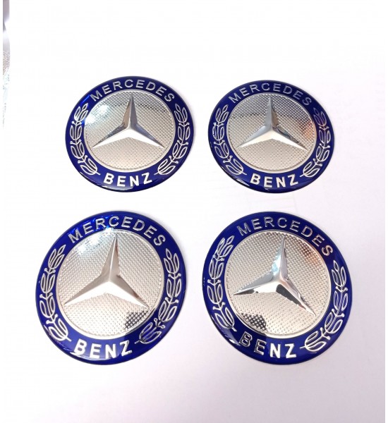 Set 4 Embleme Capace Janta, Mercedes Benz, 56 mm