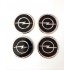 Set 4 abtibilde capace roti, Opel 60 mm
