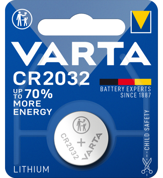 Baterie tip buton, Litiu, Varta, CR2032, 3V Baterie tip buton, Litiu, Varta, CR2032, 3V