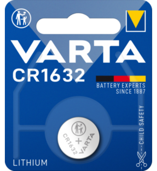 Baterie tip buton, Litiu, Varta, CR1632, 3V Baterie tip buton, Litiu, Varta, CR1632, 3V