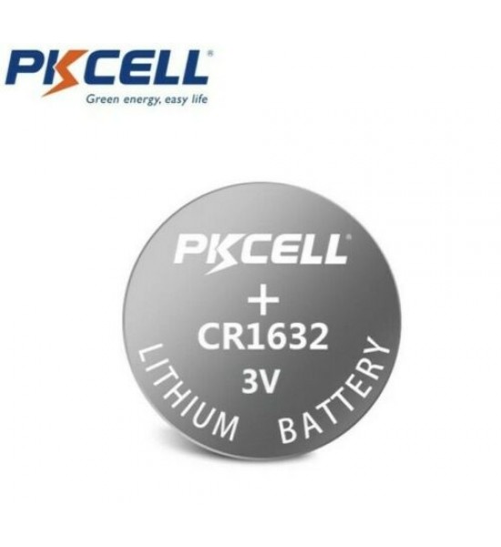Baterie tip buton, Litiu, CR 1632, Pkcell, 3V, 120mAh Baterie tip buton, Litiu, CR 1632, Pkcell, 3V, 120mAh