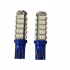 Set 2 Becuri Auto, W5W/T10/501, 68  SMD, lumina albastra
