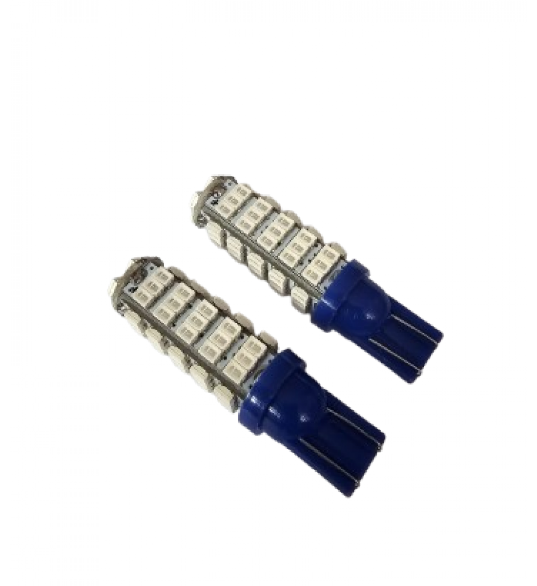 Set 2 Becuri Auto, W5W/T10/501, 68  SMD, lumina albastra