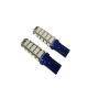 Set 2 Becuri Auto, W5W/T10/501, 68  SMD, lumina albastra
