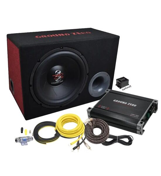Kit Subwoofer cu Amplificator ,PACHET GROUND ZERO GZ BASS KIT 12.300X-II CONNECT Kit Subwoofer cu Amplificator ,PACHET GROUND ZERO GZ BASS KIT 12.300X-II CONNECT