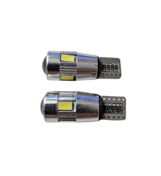 Led T10 6 SMD cu lupa / LED 035