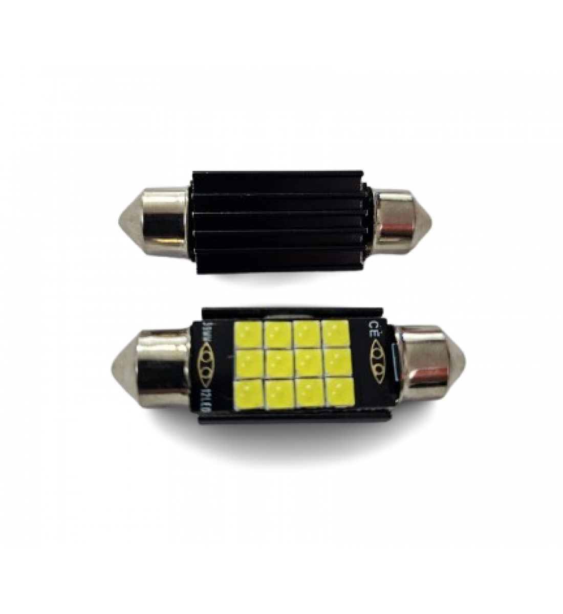 Led Sofit 12 smd -3030 , 36 MM 12V , Alb