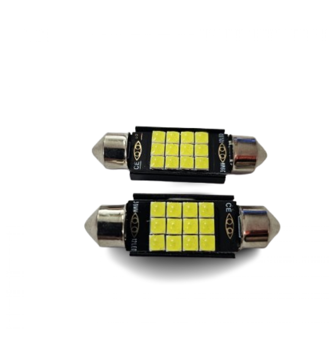 Led Sofit 12 smd -3030 , 36 MM 12V , Alb