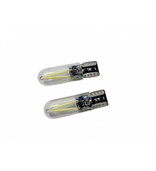 Led T10 Cob siliconat 8-28V /LED 001