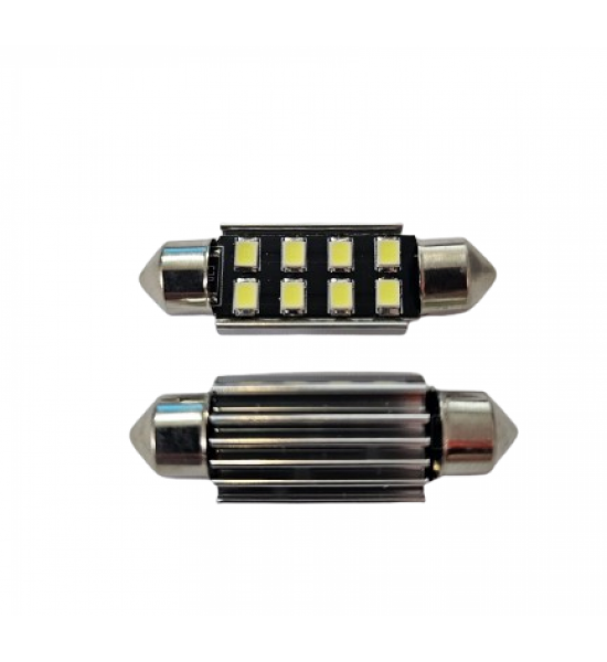 Led sofit 8 Smd ,12V 39 MM ,ALB LED 108/39