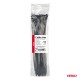 Fasete de fixare cabluri negre 4,8x350mm - 100 buc AMIO-02157