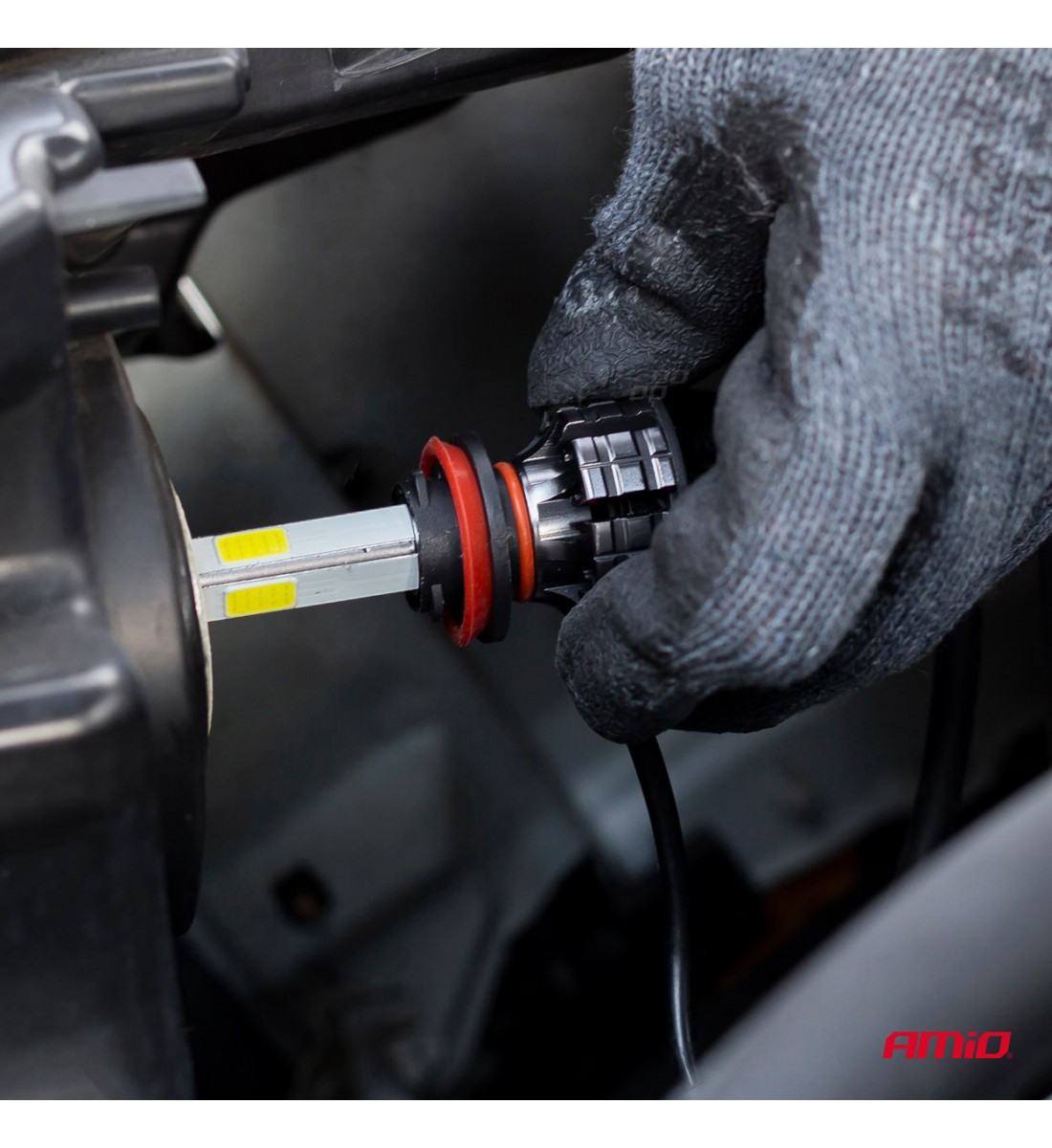 Becuri auto LED seria COB H1 6500K AMIO-02842 Becuri auto LED seria COB H1 6500K AMIO-02842