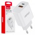Încărcător de perete PCH PRO-09 USB+USB-C 20W Încărcare rapidă 230V