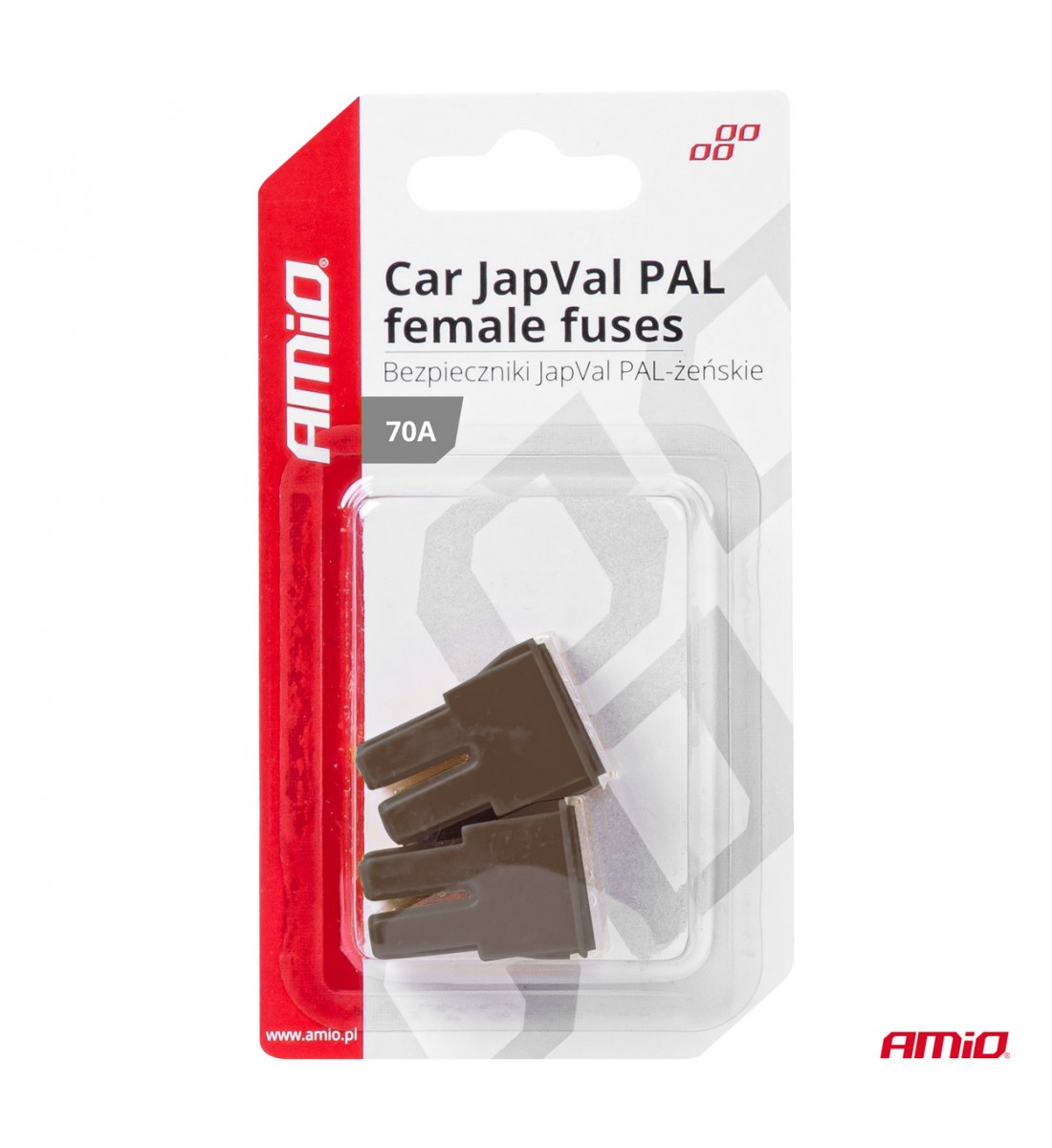 Siguranțe auto JAPVAL PAL mamă 2 buc 70A AMIO-03393