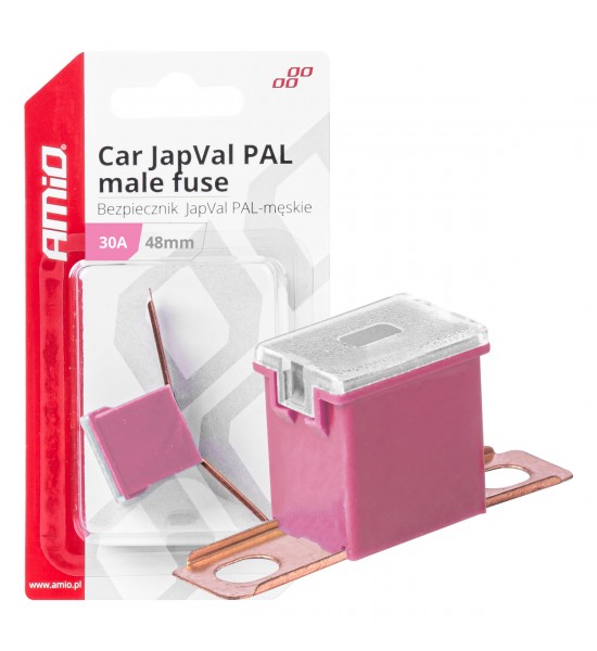 Siguranță auto JAPVAL PAL mascul 48mm 30A AMIO-03418