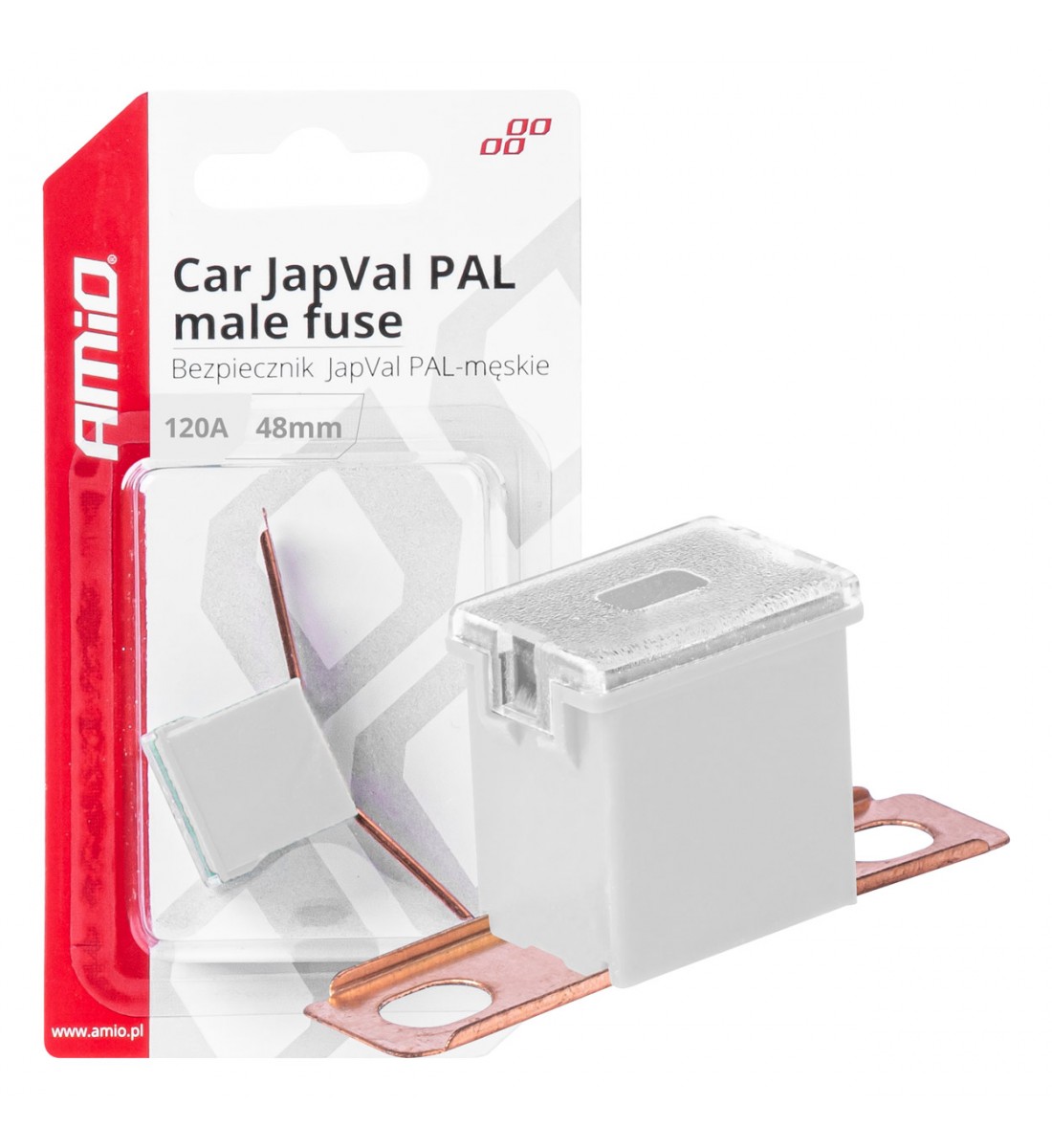 Siguranță auto JAPVAL PAL mascul 48mm 120A AMIO-03425