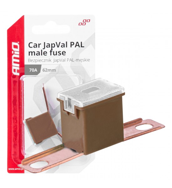 Siguranță auto JAPVAL PAL mascul 62mm 70A AMIO-03431