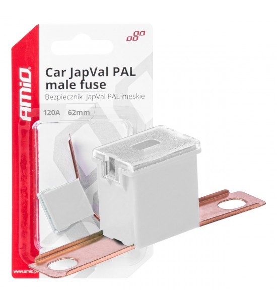 Siguranțe auto JapVal PAL tata  62mm 120A AMIO-03434