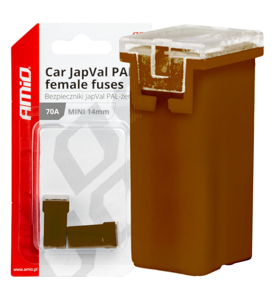 Siguranțe auto JAPVAL PAL mamă 2 buc 70A AMIO-03441