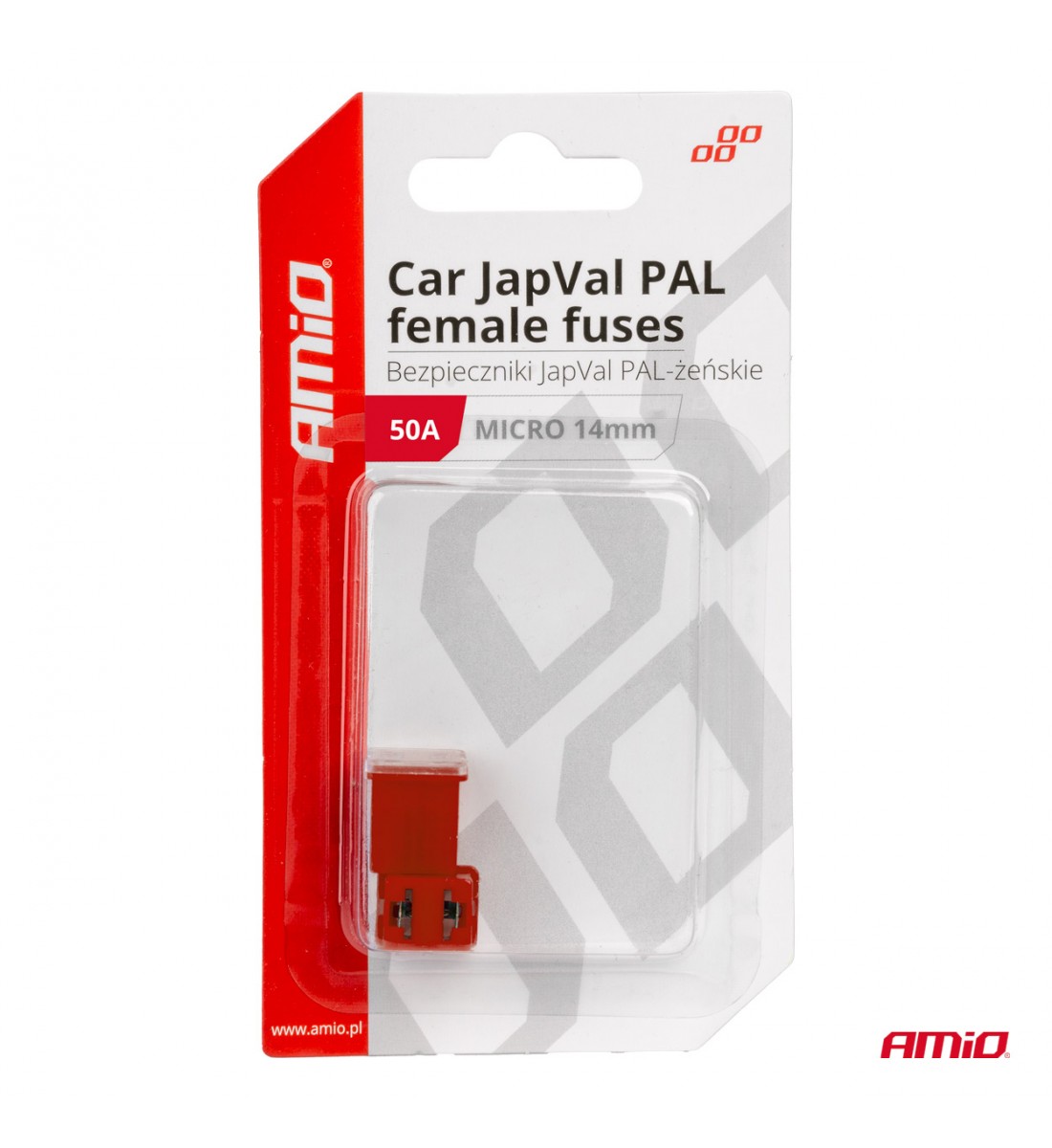 Siguranțe auto JAPVAL PAL mamă 2 buc 50A AMIO-03455