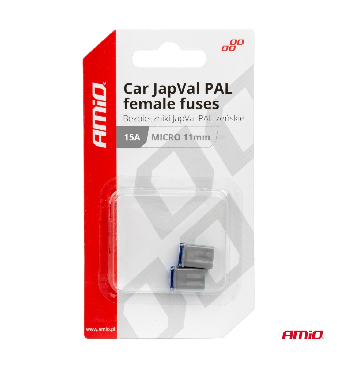 Siguranțe auto JAPVAL PAL mamă 2 buc AMIO-03457