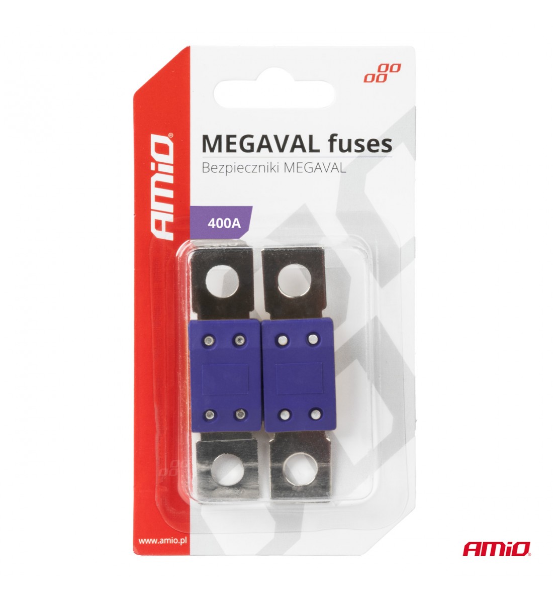 Siguranțe auto MEGAVAL MTA 2 buc. 400A AMIO-03471