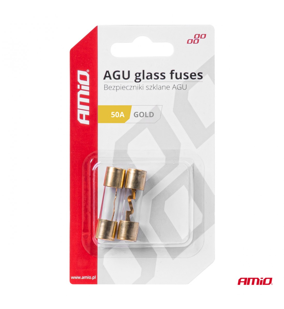 Siguranțe auto AGU din sticlă 50A AMIO-03486