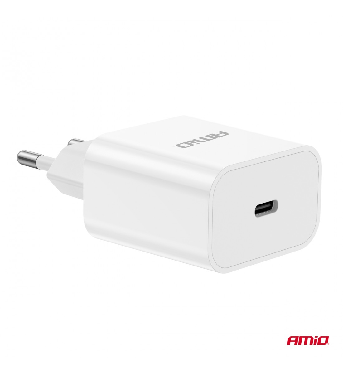 Încărcător de perete USB-C 230V 20W AMIO-03891