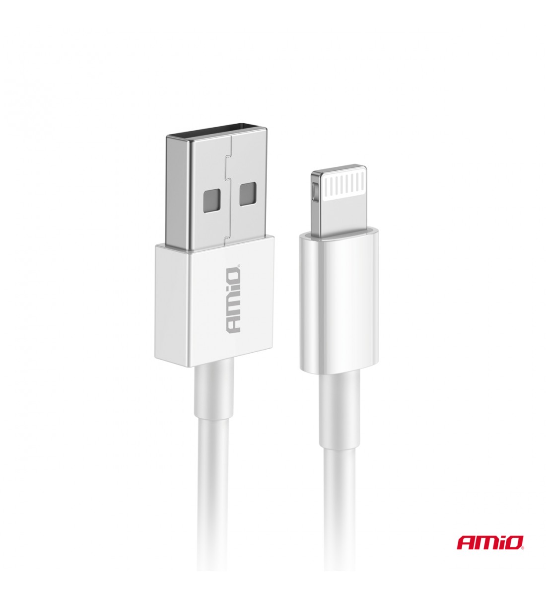 Cablu de încărcare USB-A - LIGHTNING IPHONE 2A 100cm FullLINK AMIO-03895