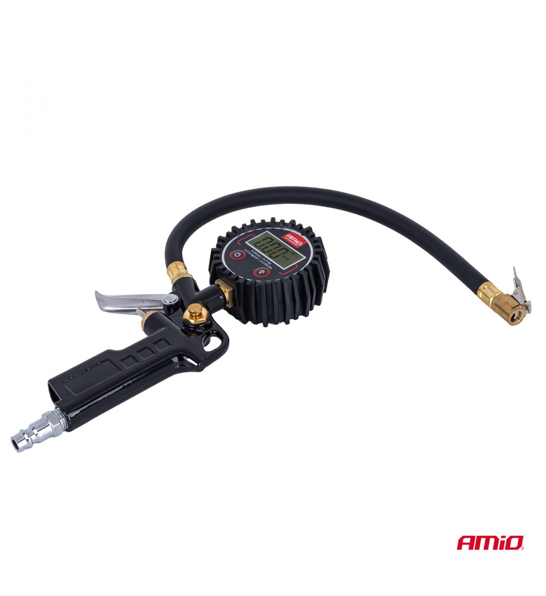 Pistol de umflat cu manometru digital 17 bar AMIO-04466