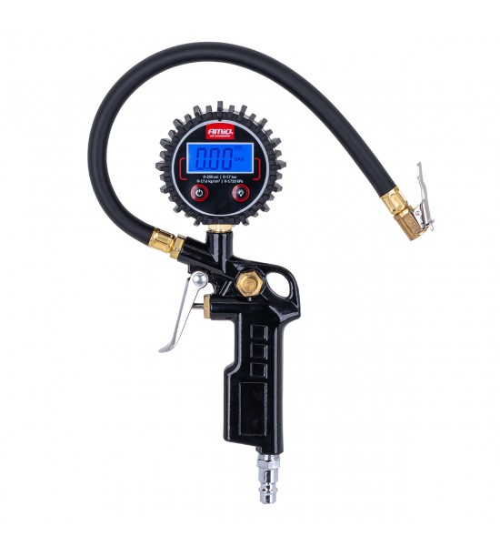 Pistol de umflat cu manometru digital 17 bar AMIO-04466