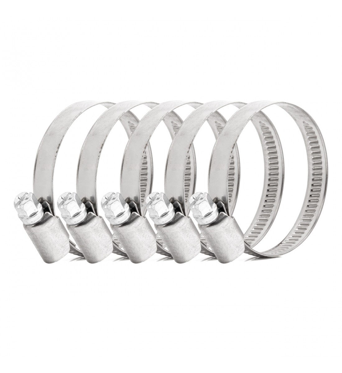 Coliere metalice 5 buc. 32-50mm/9mm W2 AMIO-04587