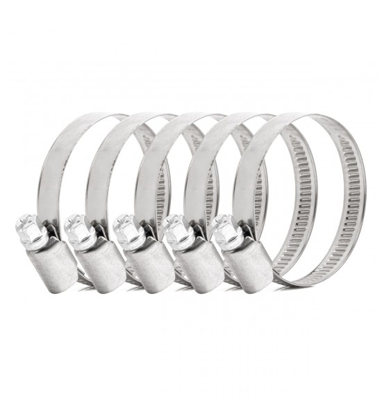 Coliere metalice 5 buc. 32-50mm/9mm W2 AMIO-04587