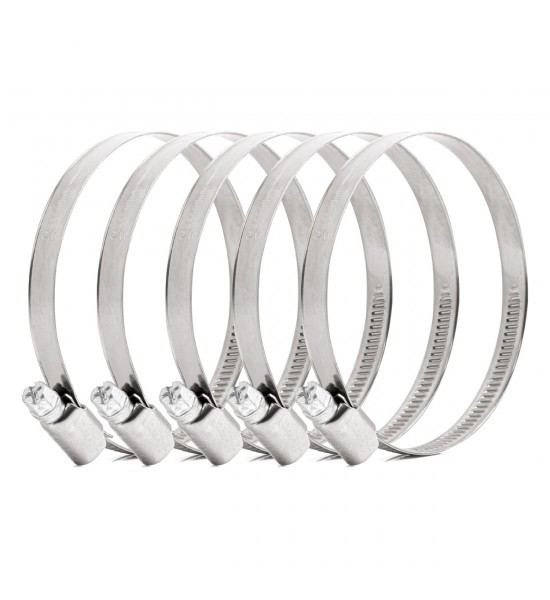 Coliere metalice 5 buc. 60-80mm/9mm W2 AMIO-04590