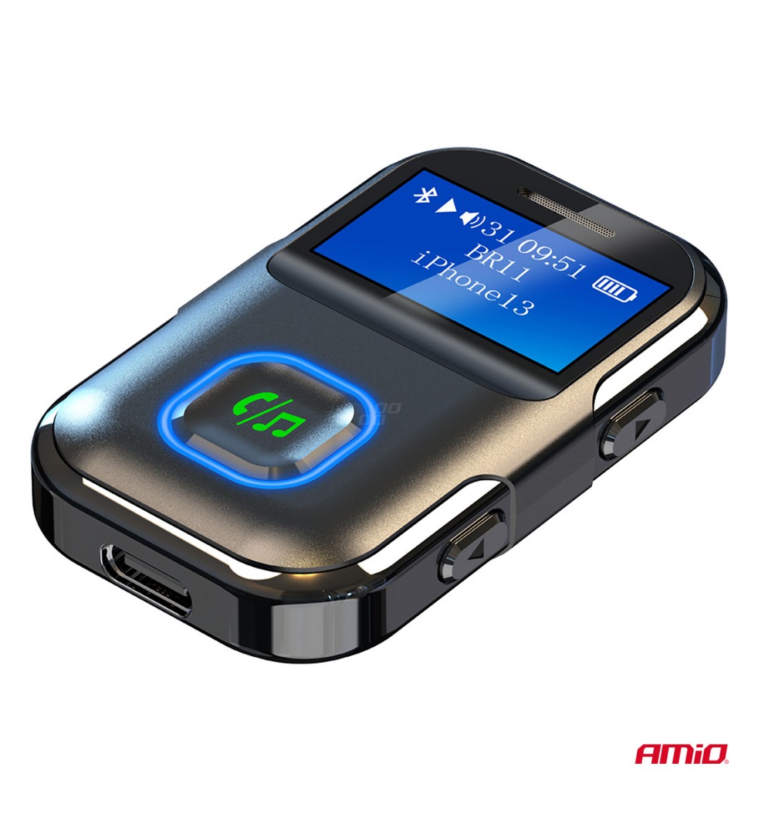 Receptor Bluetooth pentru mini-mufă LCD AMIO-04659