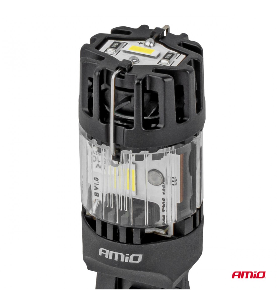 Bec LED LumiTec T20D 7443 W21/5W 12V FULL CANBUS alb 1 buc. AMIO-04687