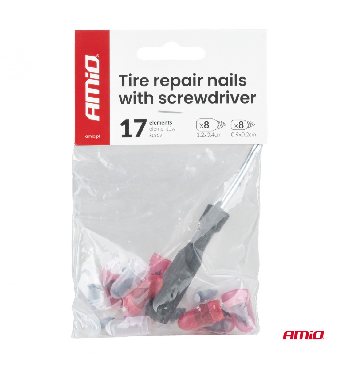 Set șuruburi de vulcanizare pentru roți și anvelope AMIO-04694