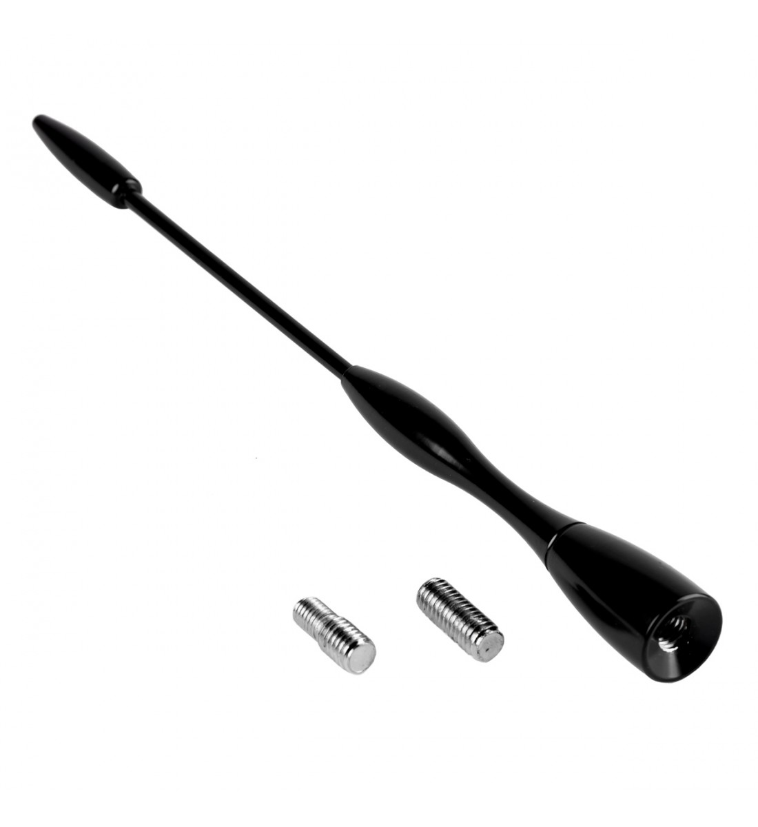 Antena radio auto, plafon, universala, aluminiu, 16 cm, adaptor 5/6mm 