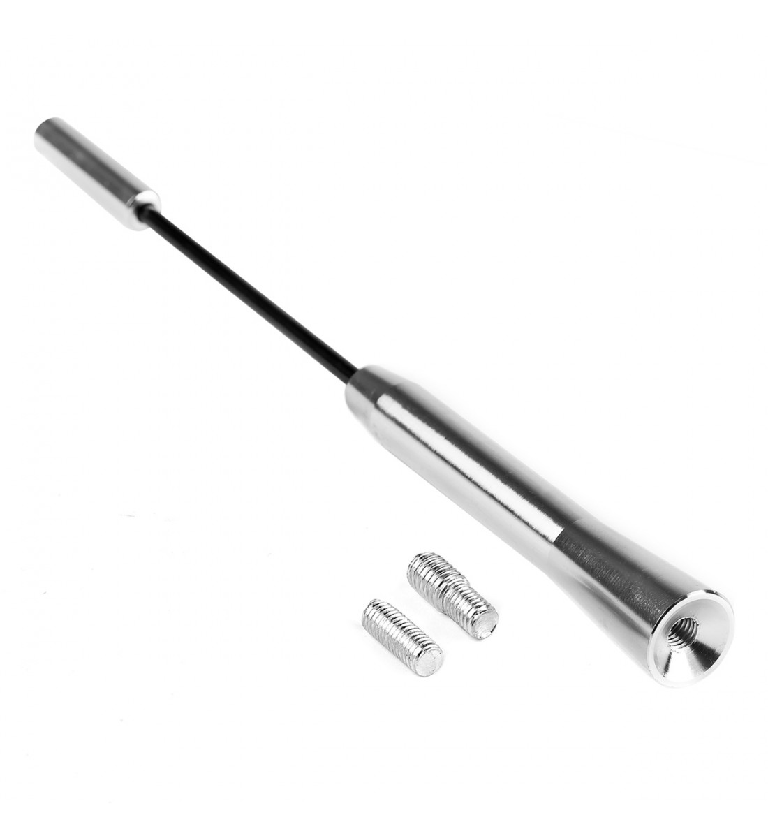 Antena radio auto, plafon, universala, aluminiu, 20 cm, adaptor 5/6mm